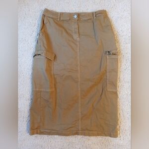 Nicole Miller Tan Maxi Skirt